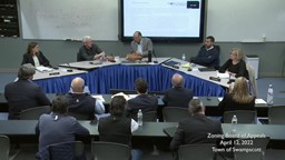 Navigate to Zoning Board of Appeals - 4/12/22