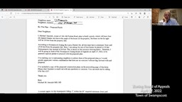 Navigate to Zoning Board of Appeals - 4/27/22