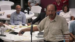 Navigate to Zoning Board of Appeals - 9/12/23